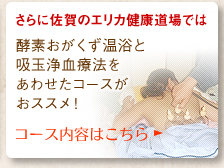 さらに佐賀のエリカ健康道場では